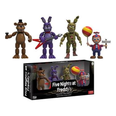 Imagem de Pacote de 5 brinquedos para montagem de bonecos Five Night At Freddy's