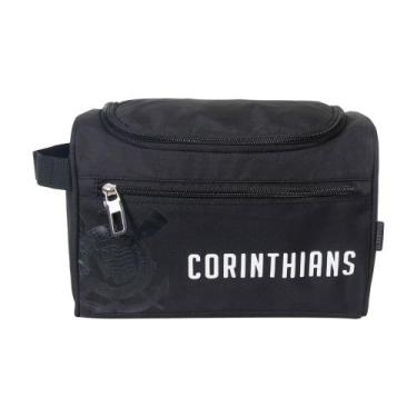 Imagem de Necessaire Frasqueira Corinthians Grande Preta cor:pretoTAMANHO:UNICOG