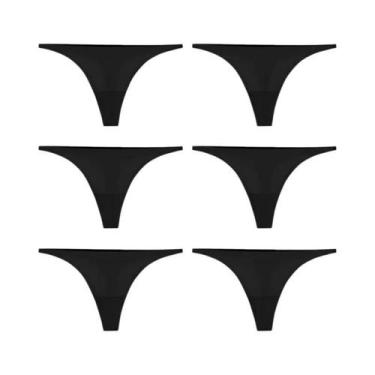 Imagem de Calcinhas De Seda Fria Sem Costura Para Mulheres, Biquíni De Cetim Fin