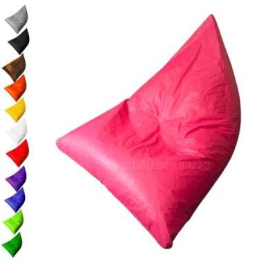 Imagem de Puff Triangular Almofadão Cheio Gigante Para Eventos Escritório Com En
