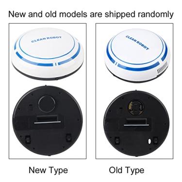 Imagem de Limpador de chão doméstico robótico automático recarregável via USB com indução obstáculos limpeza eficaz sujeira e pelos animais alcance sob móveis d