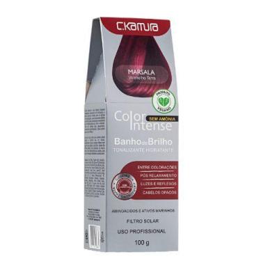 Imagem de Tonalizante Color Intense Marsala Ckamura Banho Brilho 100g