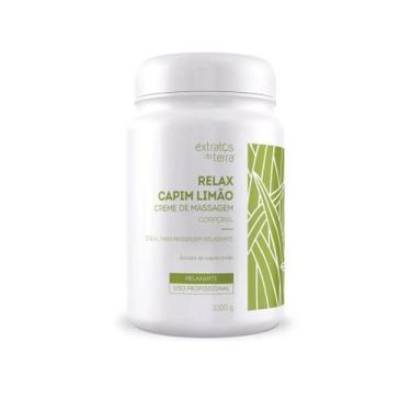 Imagem de Creme de Massagem Profissional Relax Capim Limão 1kg Extratos da Terra