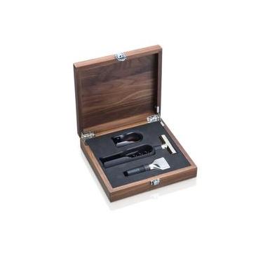 Imagem de Kit Vinho 3 Peças Baric Sommelier em Aço Inox WMF Preto