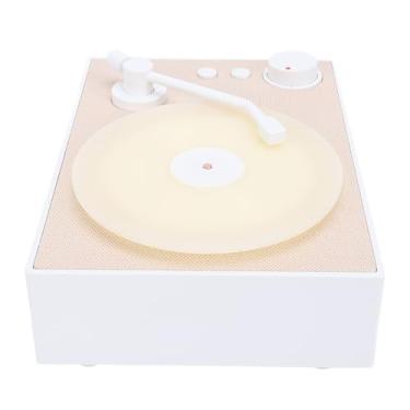 Imagem de Luqeeg Alto-falante Portátil, Toca-discos retrô Antigo, Alto-falante Estilo Fonógrafo Clássico Antiquado Com Difusor de Aromaterapia, Ideal para Quarto, Escritório e Festa (Branco)