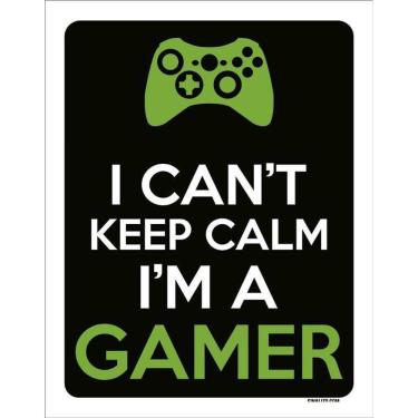 Imagem de Placa Decorativa - I Can`T Keep Calm Gamer Xb 36X46