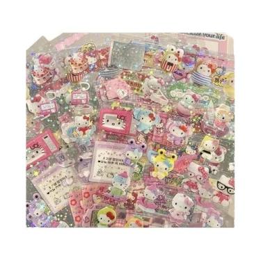 Imagem de Adesivos De Desenho Animado Fofos Hello Kitty Rilakkuma, 5PCS, Adesivo
