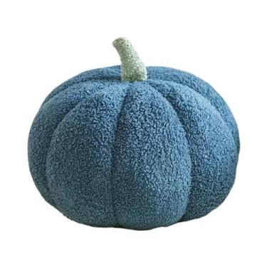 Imagem de Almofada Decorativa De Pelúcia Em Forma De Abóbora Laranja, Estilo Nór