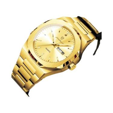 Imagem de Relógio De Pulso Masculino De Quartzo Em Aço Inoxidável À Prova d'Água