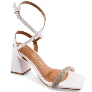 Imagem de Sandália Vizzano Feminino Salto Bloco Festa 6464 Original-Feminino