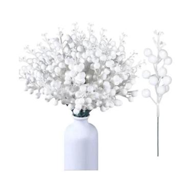 Imagem de Buquê De Frutas Artificiais Com Glitter Para Decoração De Árvore De Na