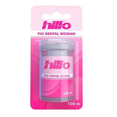 Imagem de Fio Dental Woman 100M Higiene Oral Rosa 1 Un - Hillo
