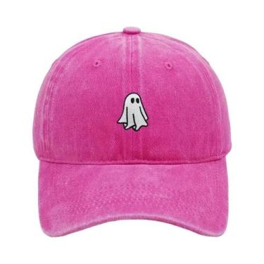 Imagem de Boné De Beisebol Bordado Com Padrão De Fantasma De Halloween Para Home