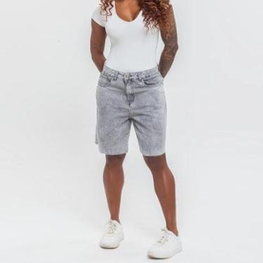 Imagem de Bermuda Feminina Jhorts Short Longo Moda Tendência Europa-Feminino