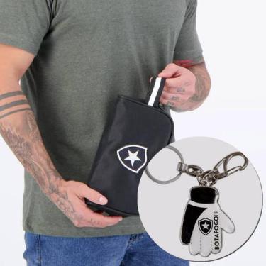 Imagem de Kit Botafogo Necessaire Nylon e Chaveiro Luva - Kits, Único