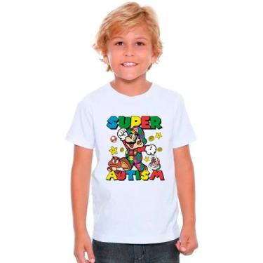 Imagem de Camiseta AUTISTA AUTISMO Moda Infantil Roupa Criança 01 - DESIGN CAMIS