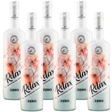 Imagem de Kit 6 Frisante Relax Garibaldi Branco Sem Álcool 750ml