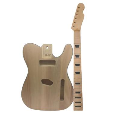 Imagem de Kit MXP braço MAPLE corpo guitarra TL ASH em Verniz Natural