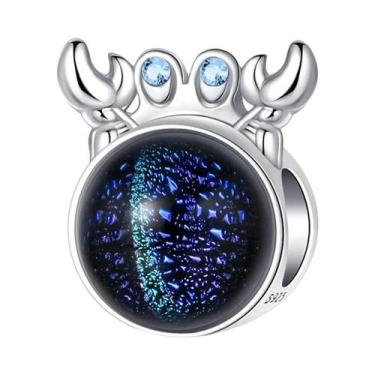 Imagem de Berloques De Prata 925 Com Formato De Golfinho, Caranguejo E Barco Par