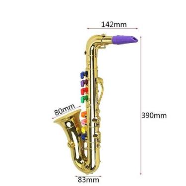 Imagem de Saxofone infantil instrumento musical mini clarinete trompet - Yeet