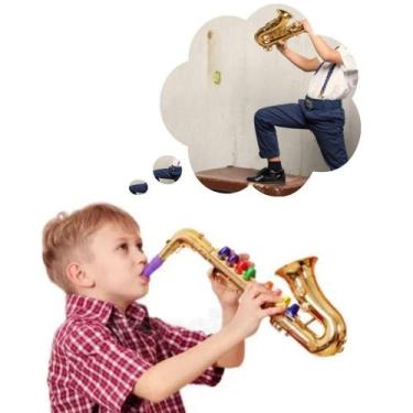 Imagem de Saxofone infantil instrumento acustico estilo profissio - Yeet