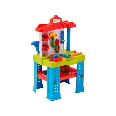Imagem de Bancada De Trabalho Infantil, Com Diversas Ferramentas, Oficina Mecâni