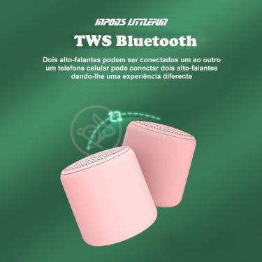 Imagem de Mini Caixa De Som Wireless Speaker Potente Bluetooth Rosa