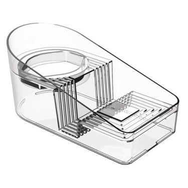 Imagem de Porta Detergente com Suporte para Sabão e Esponja Transparente Smart S