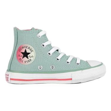 Imagem de TENIS CONVERSE CHUCK TAYLOR ALL STAR SIDE ZIP CK10070014 MENTA INFANTI-Feminino
