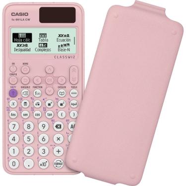 Imagem de Calculadora Científica Casio FX-991LACW Classwiz com Visor de Alta Definição e Aplicativos Integrados Rosa
