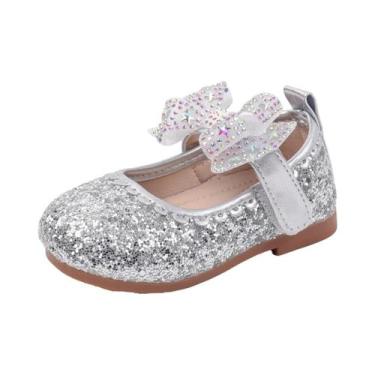 Imagem de Sapatos De Lantejoulas Para Bebês Meninas, Sandálias De Princesa Para 