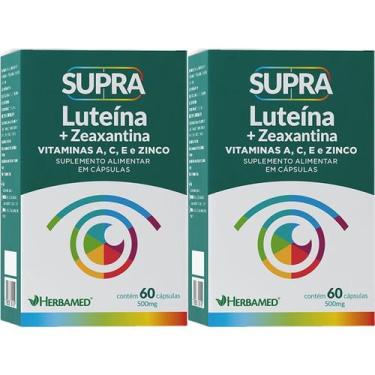 Imagem de Kit 2X Supra Luteina + Zeaxantina - 500mg 60 Cápsulas - Herbamed
