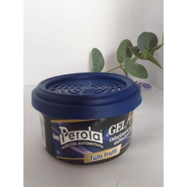 Imagem de Aromatizante Cheirinho de Carro Gel Pérola Tutti Frutti 60g - PÉROLA P