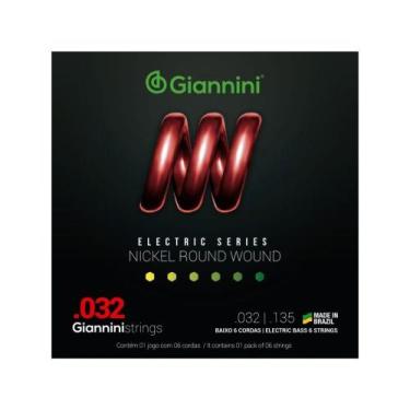 Imagem de Corda Giannini Para Contrabaixo Gebrs 6 0.032" Pesado