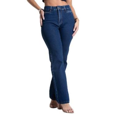 Imagem de Calça Jeans Sawary Reta - 282061 - Azul escuro 44, Azul, 44