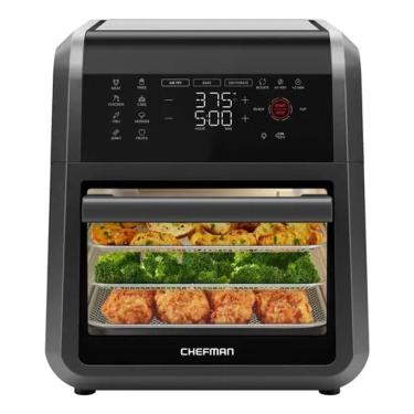 Imagem de Air Fryer Fritadeira Gigante 12 Litros 127v 6 Em 1 - Chefman Preto 127v