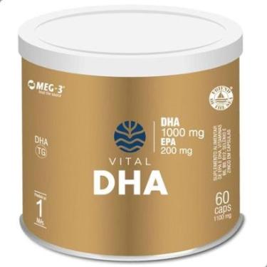 Imagem de Suplemento Nutricional Vital DHA 1000mg 60 Cáps Vital Atman-Unissex