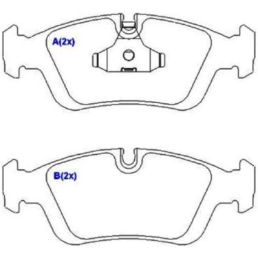 Imagem de Pastilha de Freio Dianteiro Bmw Z3 1995 a 1999 SYL 1061
