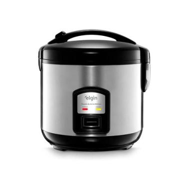 Imagem de Panela de Arroz Elétrica 10 Xícaras 1,8l 700w 127v - Elgin, Preto, Ino