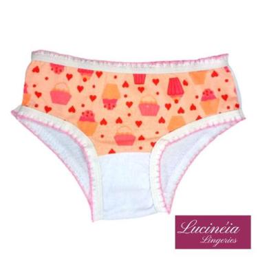 Imagem de Kit 9 pçs - Calcinha Infantil criança menina - 100% Algodão, com Forro