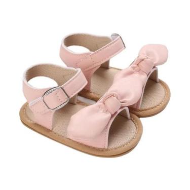 Imagem de Sandálias De Verão Para Bebês Meninas, Princesa Rosa, 0-18 Meses, Sola
