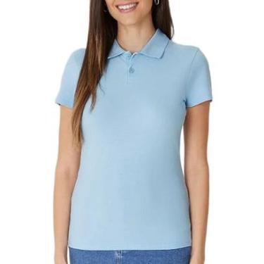Imagem de Blusa Polo Malwee 1000004505 Feminina Piquet Stretch T. M/GG-Feminino