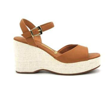 Imagem de Sandalia Vizzano Original 6575.100 Salto Alto Plataforma Feminino, 37,