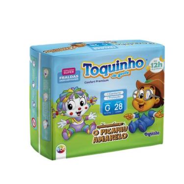 Imagem de Fralda Toquinho De Gente Confort Premium Atacado 1 Ou 2 Pacotes P M G 