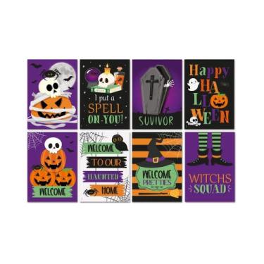 Imagem de Cartaz Decorativo Happy Halloween 8 Un - Cromus