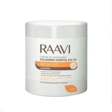 Imagem de Creme de Massagem Raavi Natuativo Colágeno Vegetal Q-10 500g