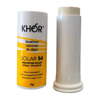 Imagem de Protetor Solar Natural Físico em Bastão - FPS 54 - 15g - Khor