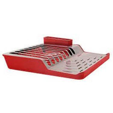 Imagem de Escorredor de pratos minimal vermelho - brinox