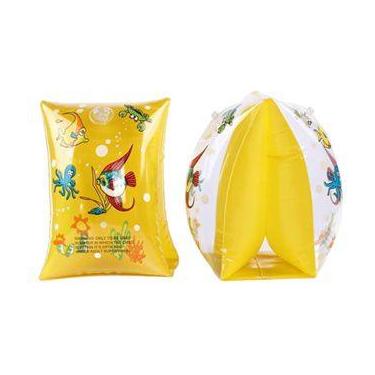 Imagem de Boia Inflável Braço Peixinhos Infantil - Sk, Amarelo