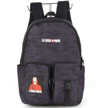 Imagem de Mochila para Notebook La Casa de Papel MJ48922CP - Luxcel, Preto